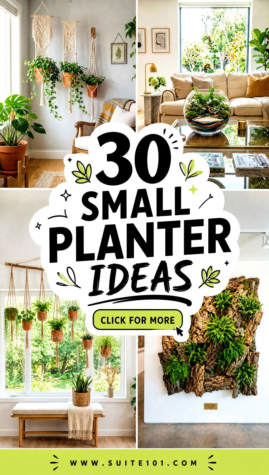 30 Small Planter Ideas to Grow More Plants in Less Space - 30 Small Planter Ideas to Grow More Plants in Less Space