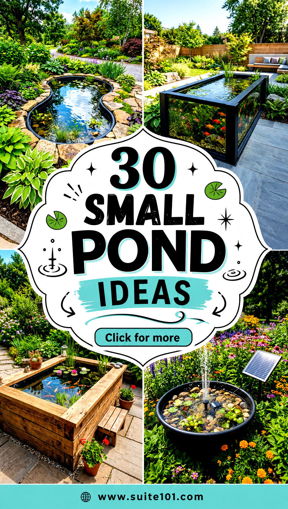 30 Small Pond Ideas to Create a Peaceful Water Feature Anywhere - 30 Small Pond Ideas to Create a Peaceful Water Feature Anywhere