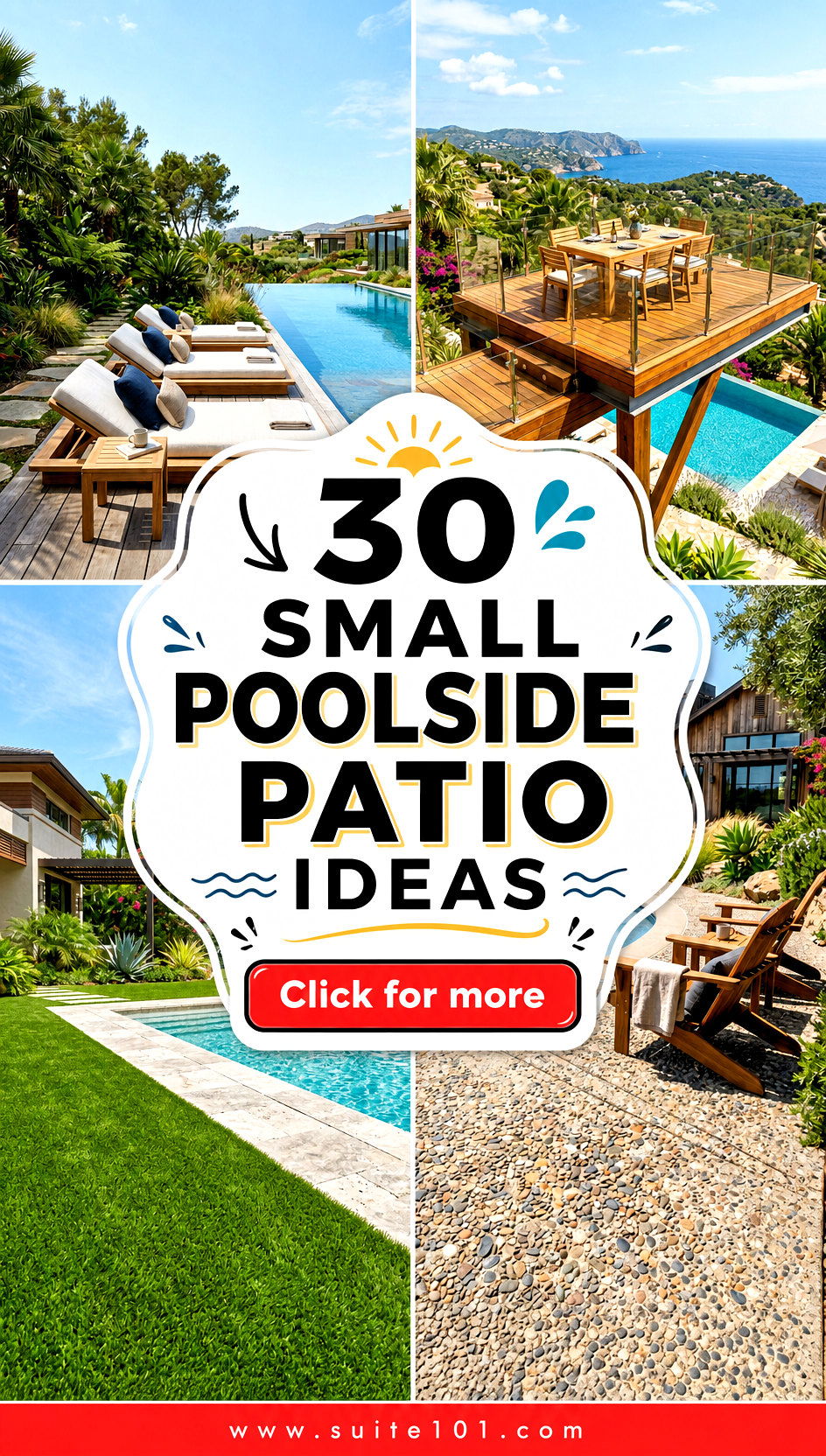 30 Small Poolside Patio Ideas to Upgrade Your Summer Hangouts - 30 Small Poolside Patio Ideas to Upgrade Your Summer Hangouts