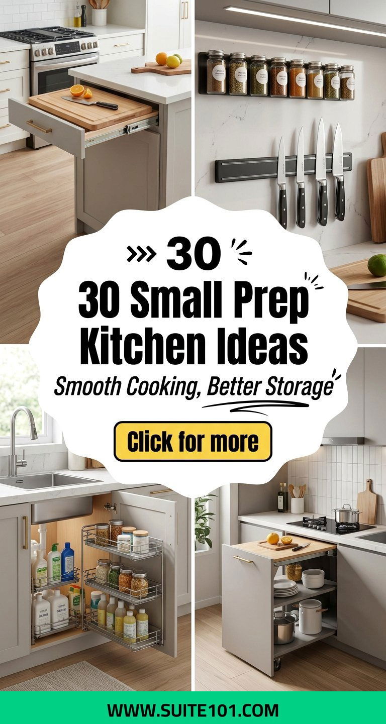 30 Small Prep Kitchen Ideas for Smooth Cooking and Better Storage ...