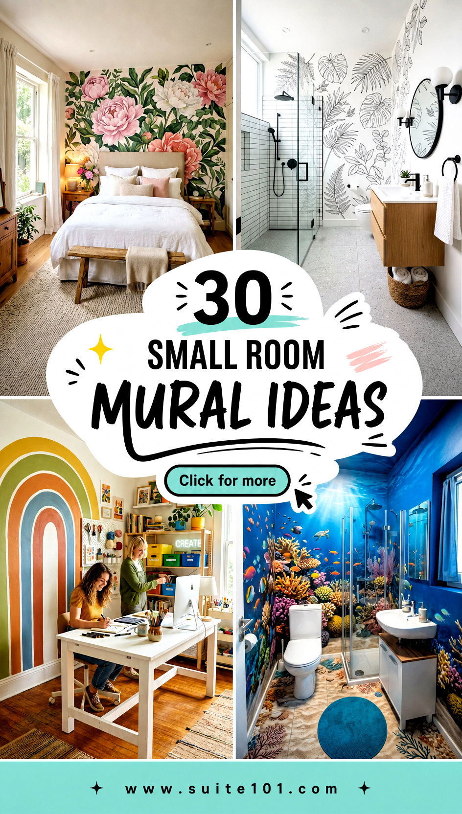 30 Small Room Mural Ideas to Create Depth and Personality - 30 Small Room Mural Ideas to Create Depth and Personality