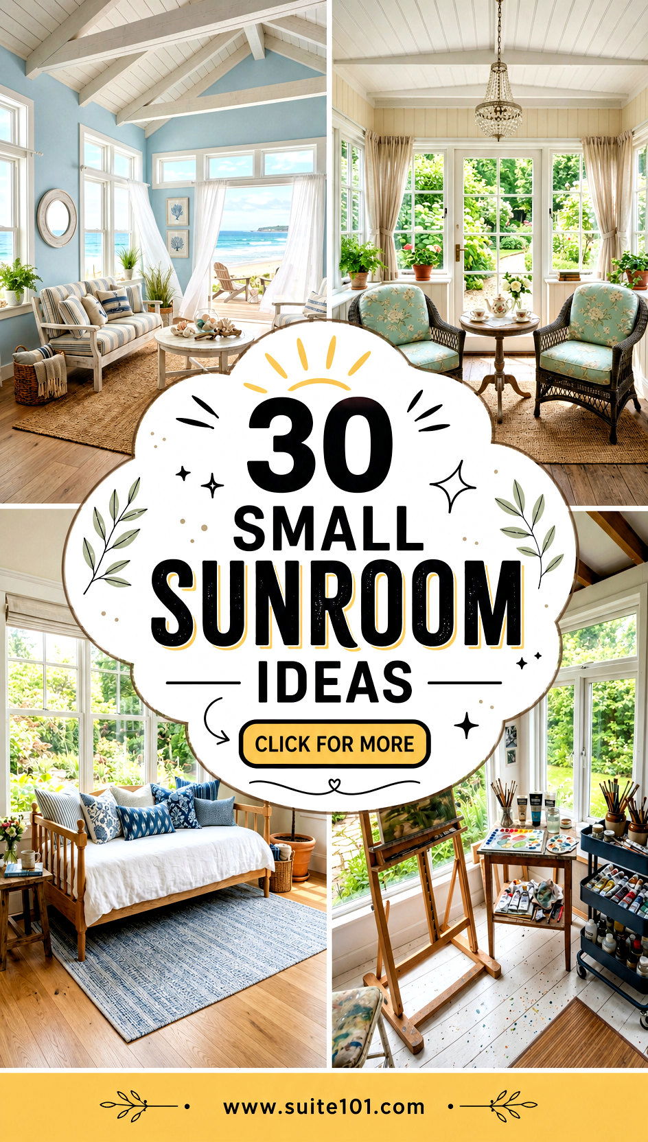 30 Small Sunroom Ideas for Cozy Bright Spaces That Feel Bigger - 30 Small Sunroom Ideas for Cozy, Bright Spaces That Feel Bigger