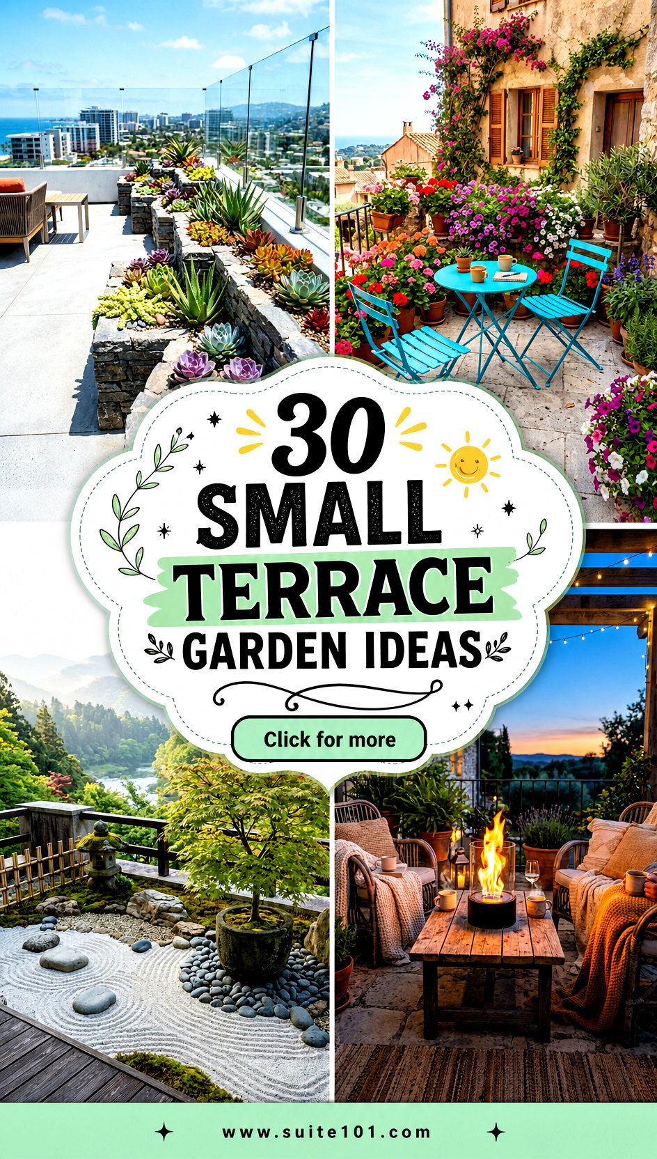 30 Small Terrace Garden Ideas for Lush Balcony-Like Spaces - 30 Small Terrace Garden Ideas for Lush Balcony-Like Spaces