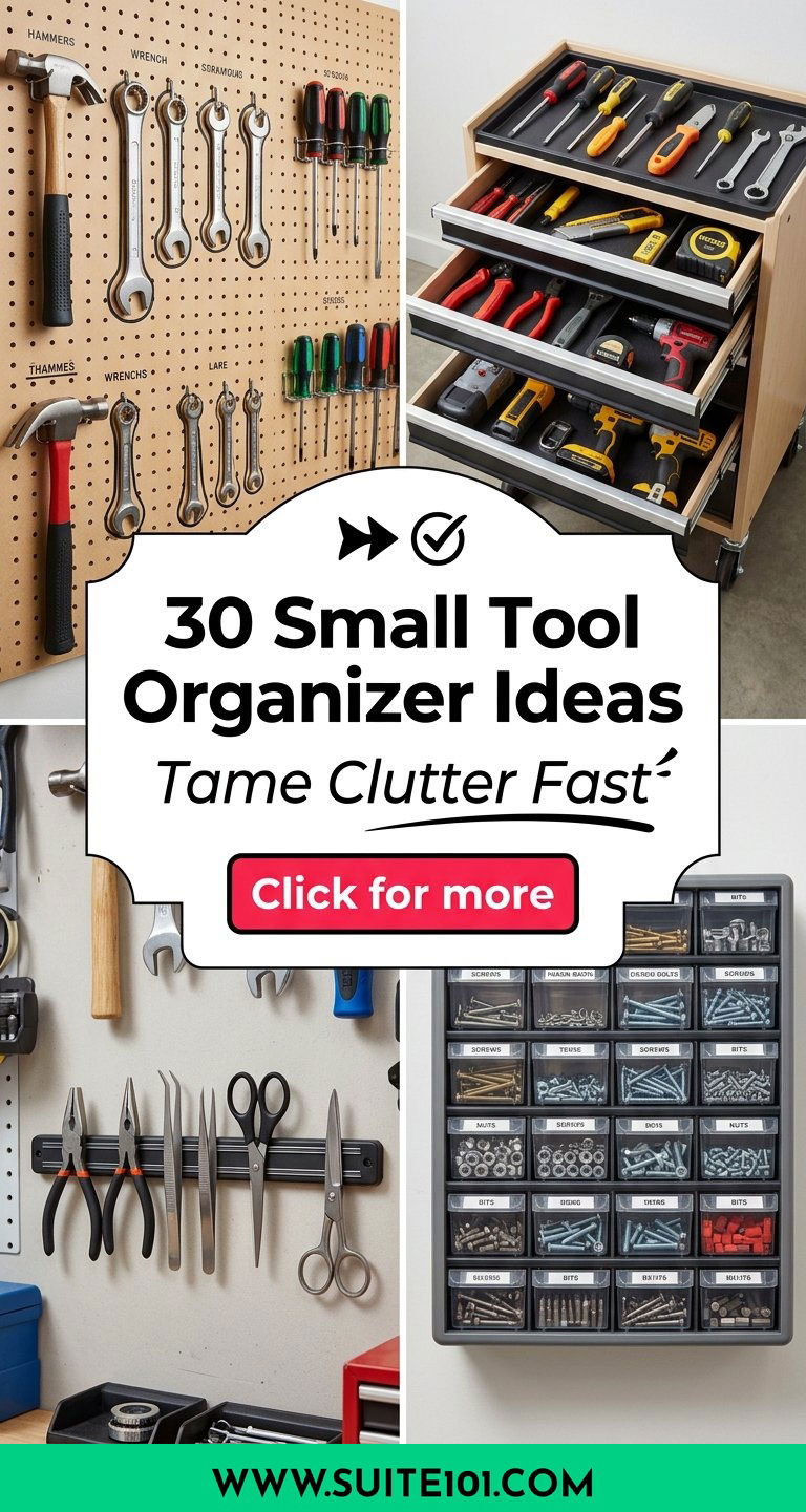 30 Small Tool Organizer Ideas to Tame Clutter in Any Garage - 30 Small Tool Organizer Ideas to Tame Clutter in Any Garage