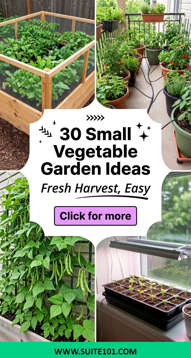 30 Small Vegetable Garden Ideas for Fresh Easy Harvests - 30 Small Vegetable Garden Ideas for Fresh, Easy Harvests