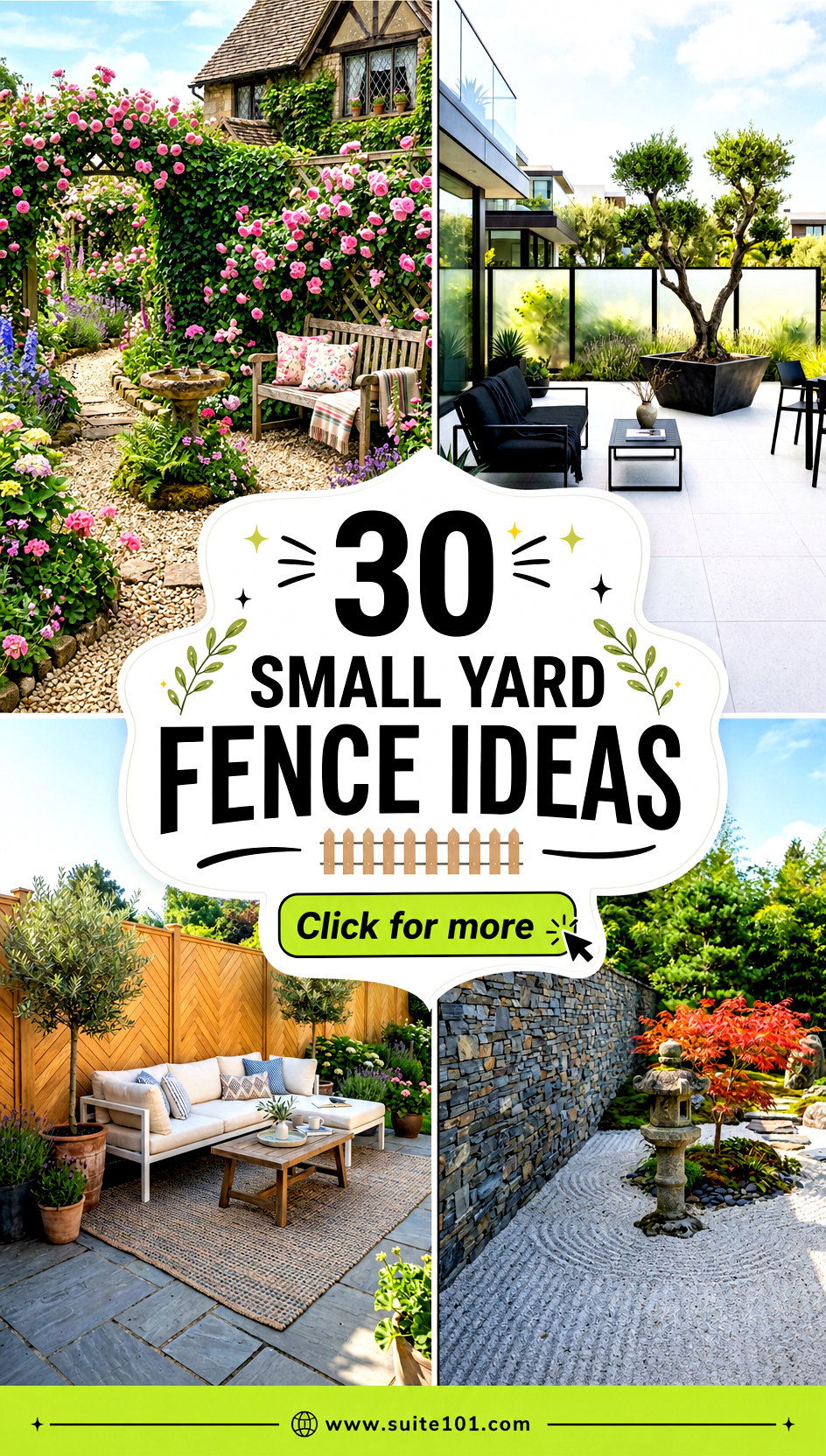 30 Small Yard Fence Ideas for Privacy Style and Curb Appeal - 30 Small Yard Fence Ideas for Privacy, Style, and Curb Appeal