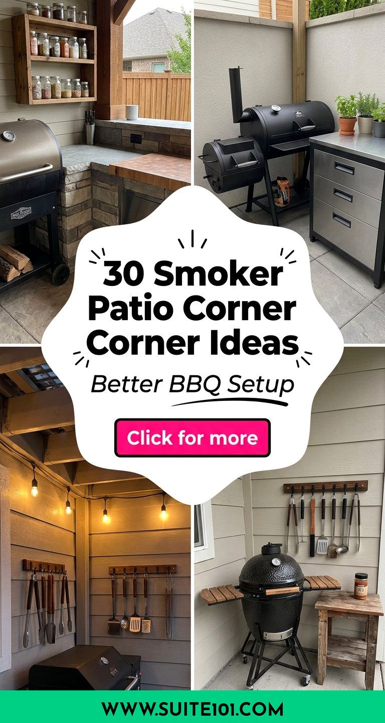 30 Smoker Patio Corner Ideas for Better BBQ Setup and Flow - 30 Smoker Patio Corner Ideas for Better BBQ Setup and Flow