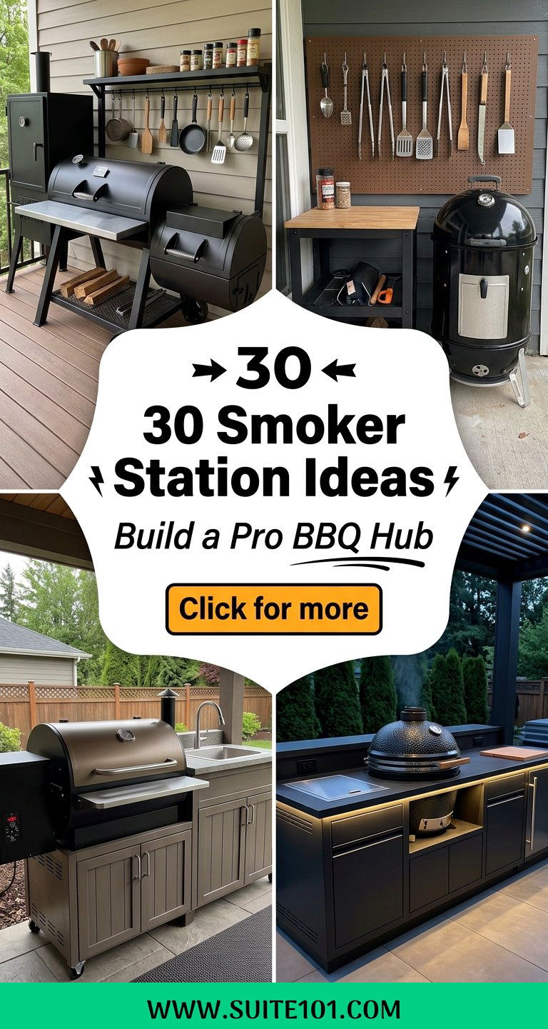 30 Smoker Station Ideas to Build a Pro-Style BBQ Hub at Home - 30 Smoker Station Ideas to Build a Pro-Style BBQ Hub at Home