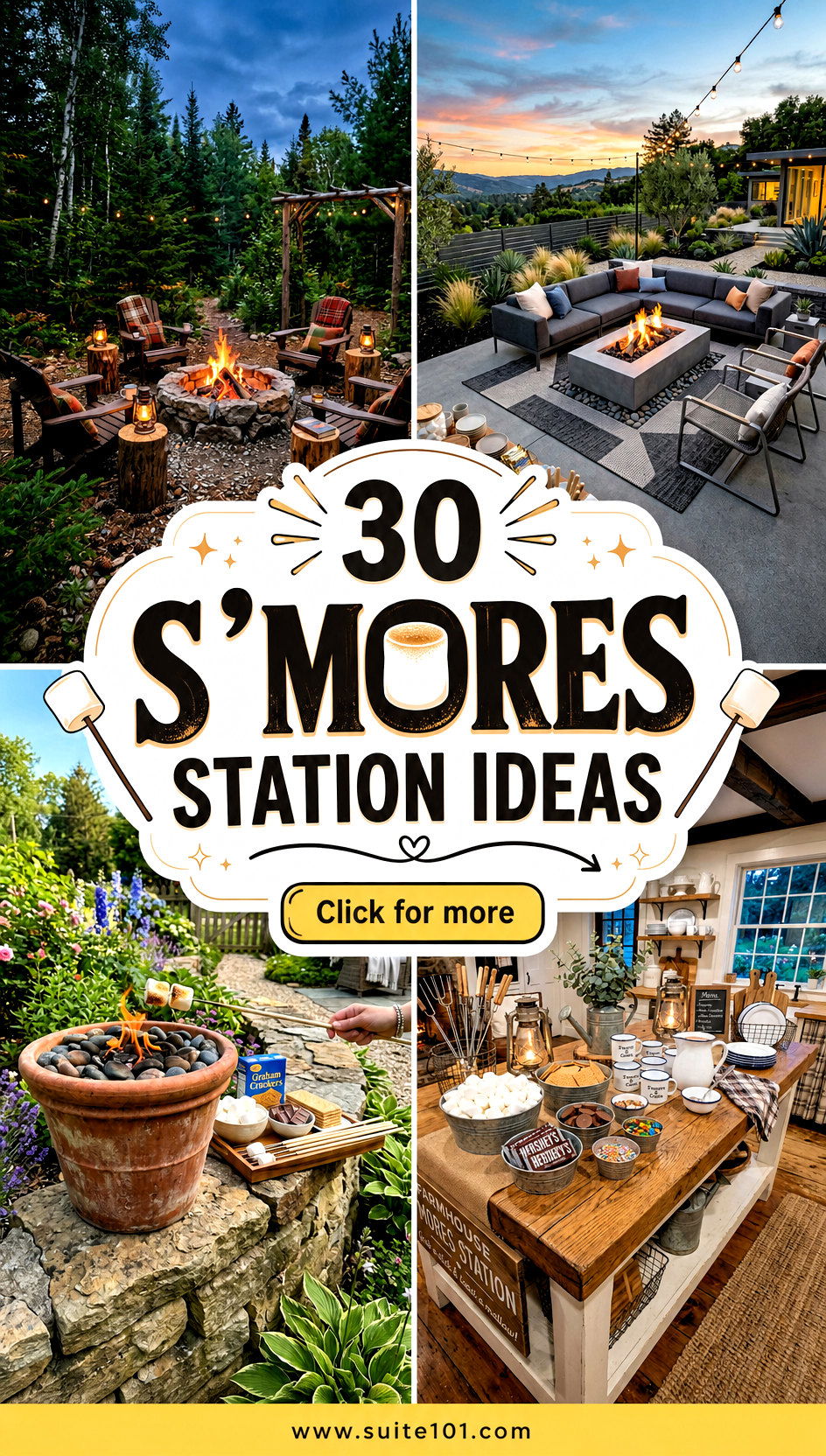 30 Smores Station Ideas for Easy Backyard Treats Setup Tips - 30 S'mores Station Ideas for Easy Backyard Treats Setup Tips