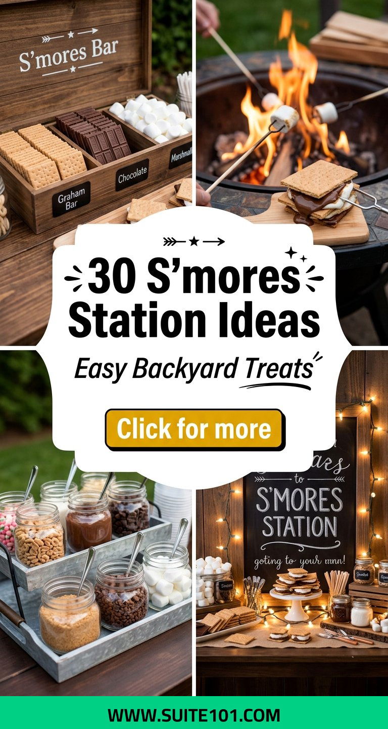 30 Smores Station Ideas for Easy Backyard Treats Setup Tips - 30 S'mores Station Ideas for Easy Backyard Treats Setup Tips