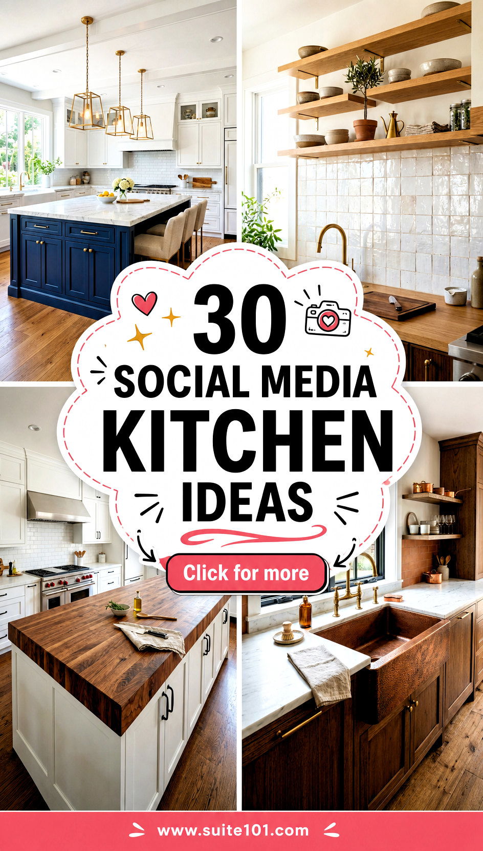 30 Social Media Kitchen Ideas to Steal for Your Next Refresh - 30 Social Media Kitchen Ideas to Steal for Your Next Refresh
