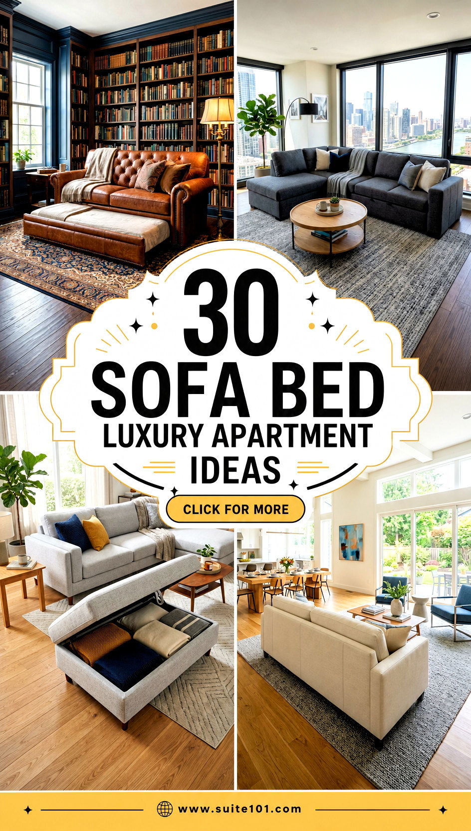 30 Sofa Bed Luxury Apartment Ideas for Chic Small-Space Living - 30 Sofa Bed Luxury Apartment Ideas for Chic Small-Space Living