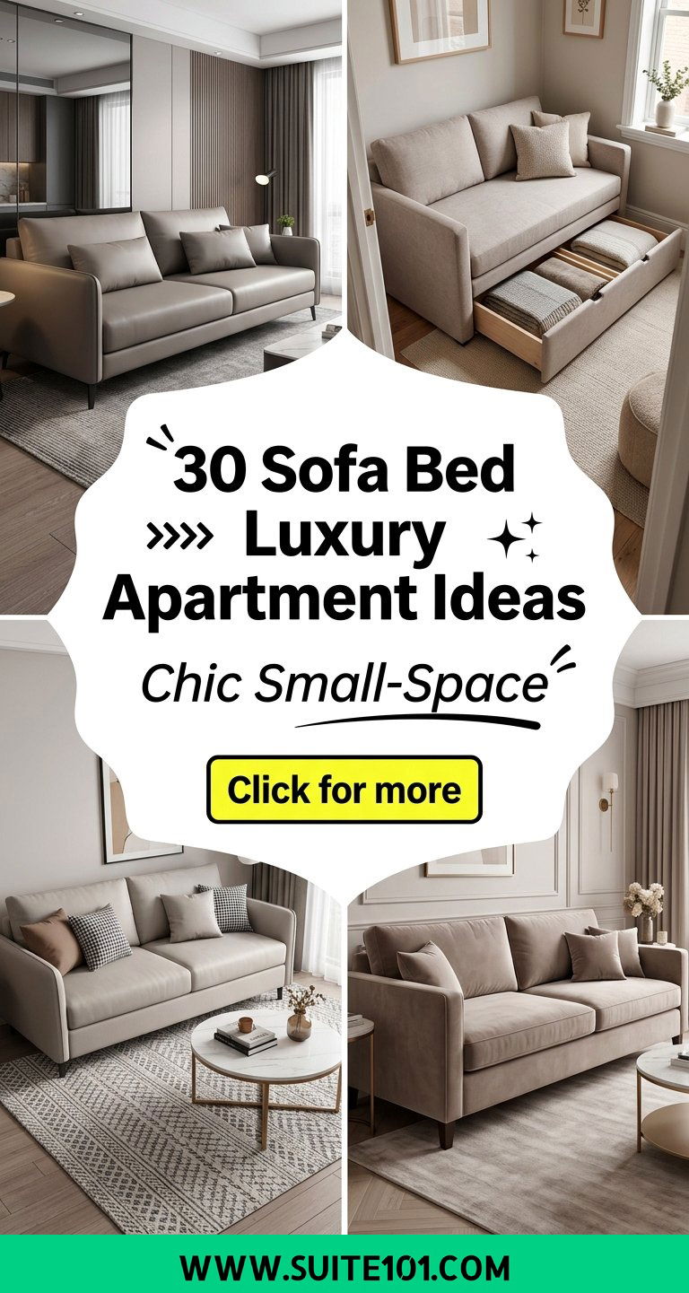 30 Sofa Bed Luxury Apartment Ideas for Chic Small-Space Living - 30 Sofa Bed Luxury Apartment Ideas for Chic Small-Space Living