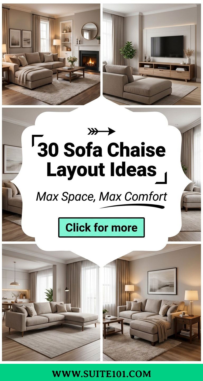 30 Sofa Chaise Layout Ideas to Maximize Space and Comfort - 30 Sofa Chaise Layout Ideas to Maximize Space and Comfort