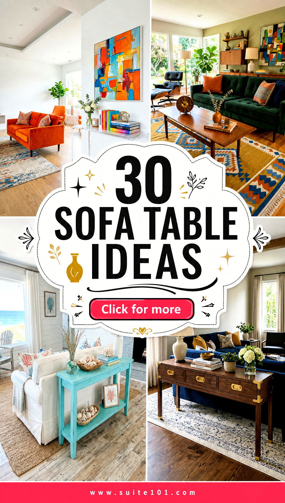 30 Sofa Table Ideas to Style Entries and Living Rooms Beautiful - 30 Sofa Table Ideas to Style Entries and Living Rooms Beautiful