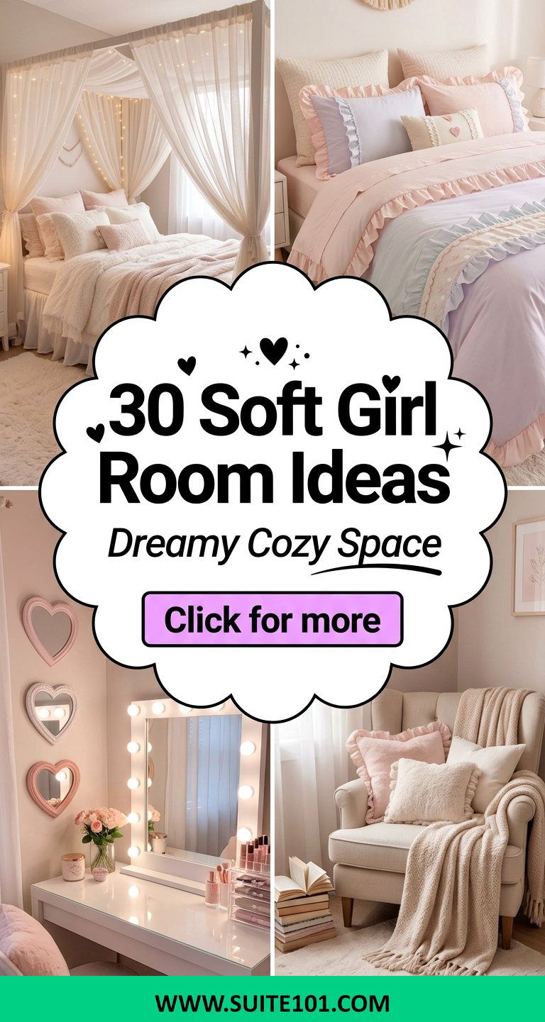 30 Soft Girl Room Ideas to Create a Dreamy Cozy Space Today - 30 Soft Girl Room Ideas to Create a Dreamy, Cozy Space Today