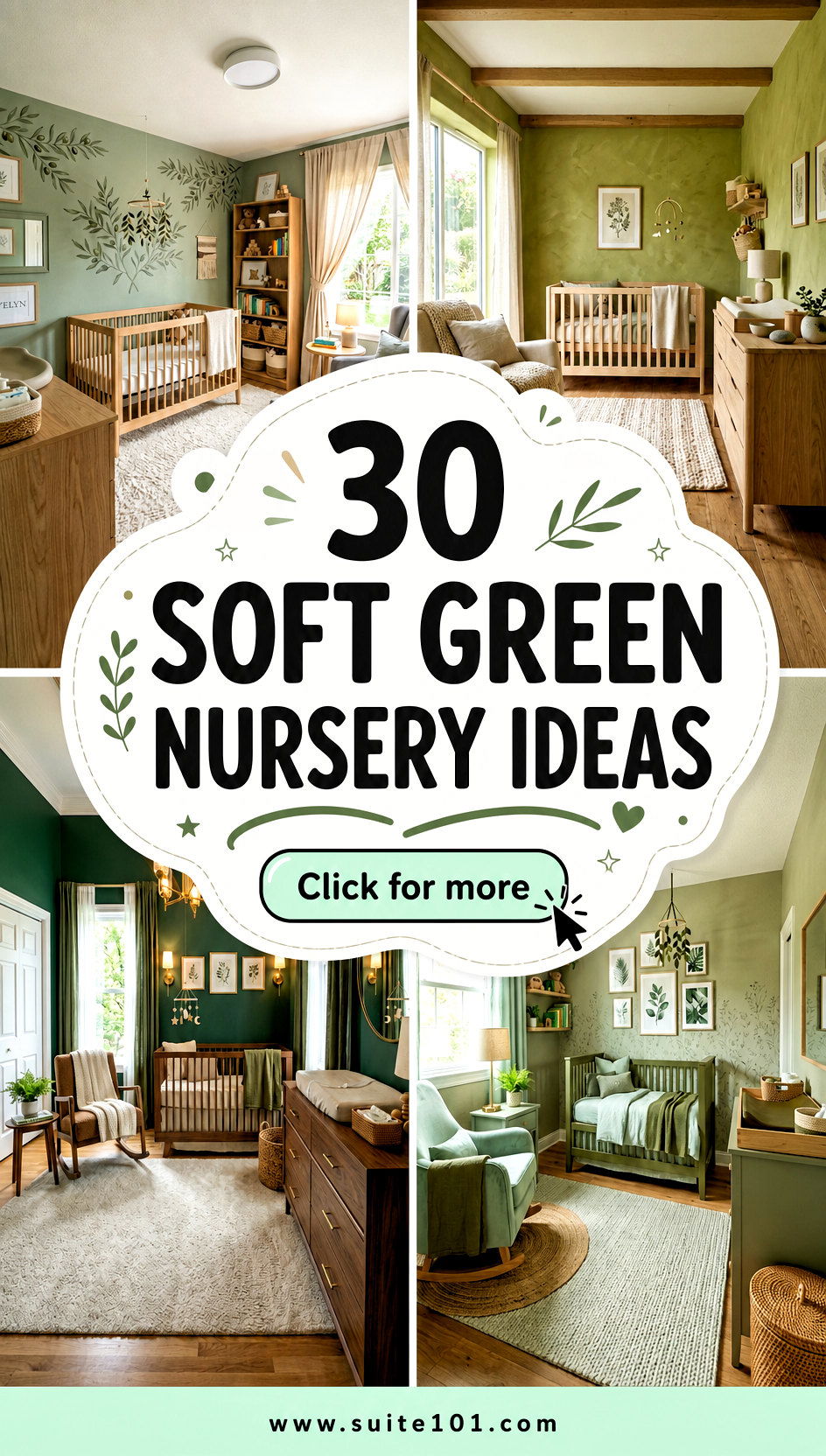 30 Soft Green Nursery Ideas for Fresh Growing Peace at Home - 30 Soft Green Nursery Ideas for Fresh, Growing Peace at Home