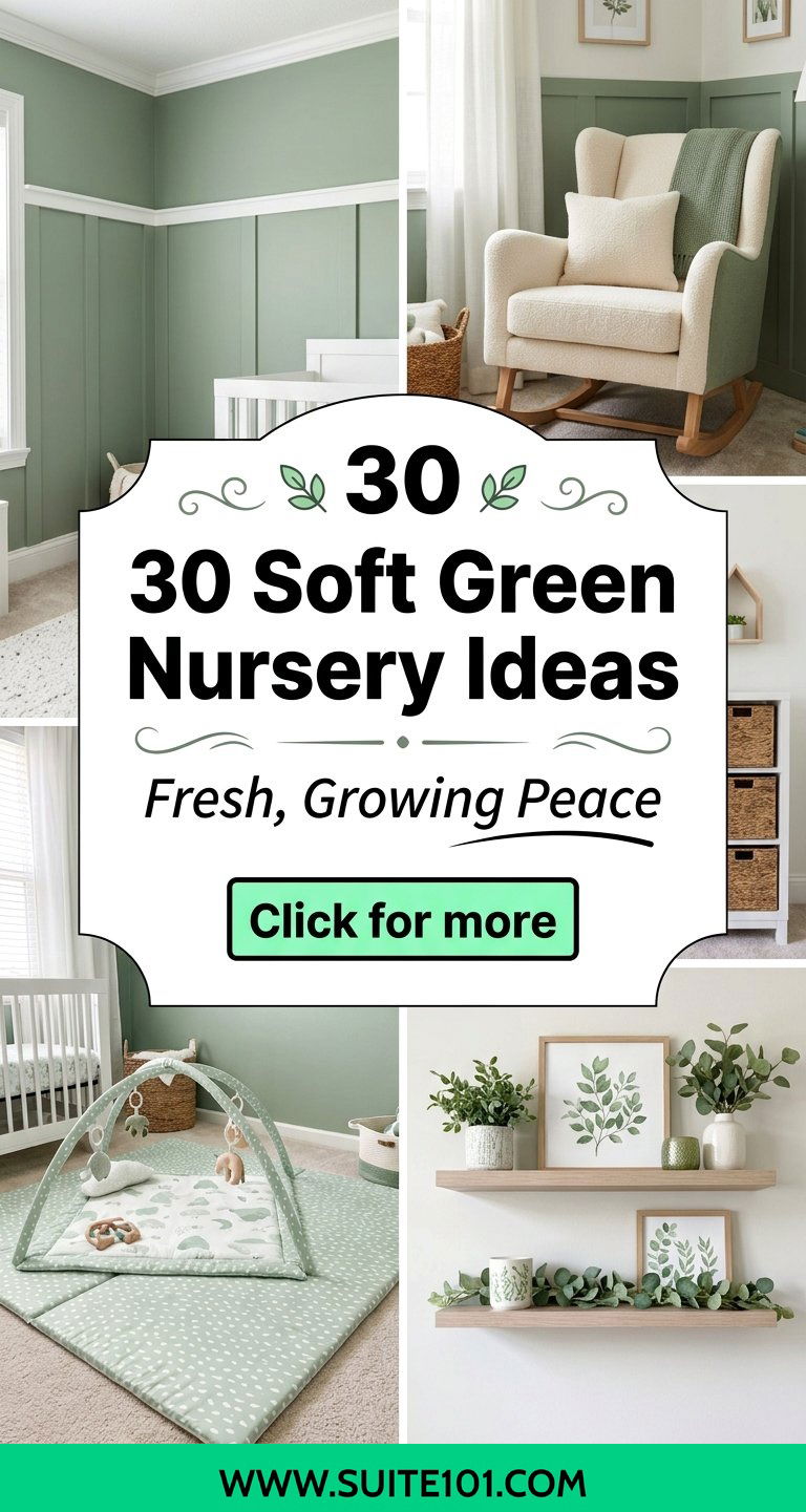 30 Soft Green Nursery Ideas for Fresh Growing Peace at Home - 30 Soft Green Nursery Ideas for Fresh, Growing Peace at Home