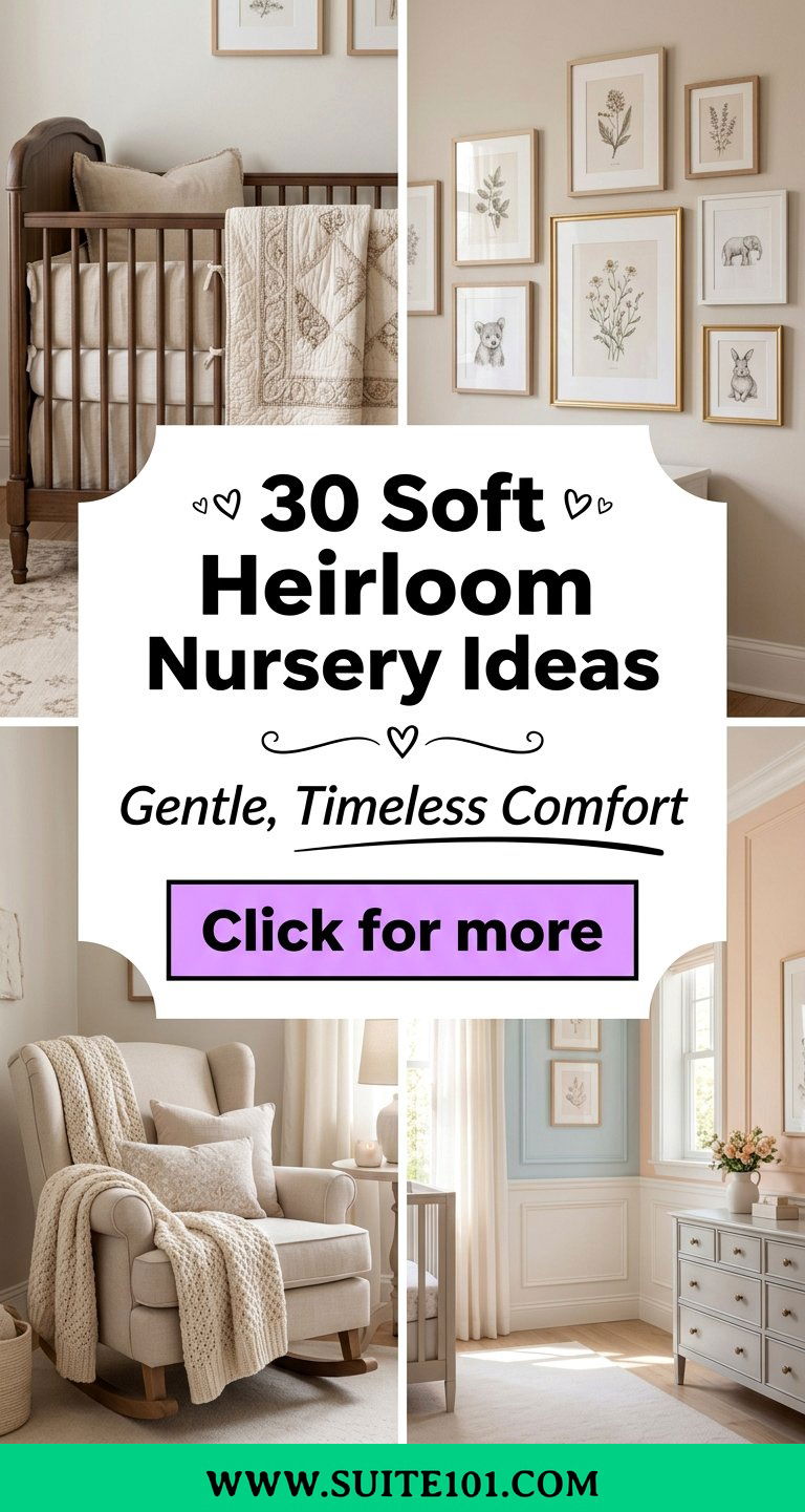30 Soft Heirloom Nursery Ideas for Gentle Timeless Comfort - 30 Soft Heirloom Nursery Ideas for Gentle, Timeless Comfort