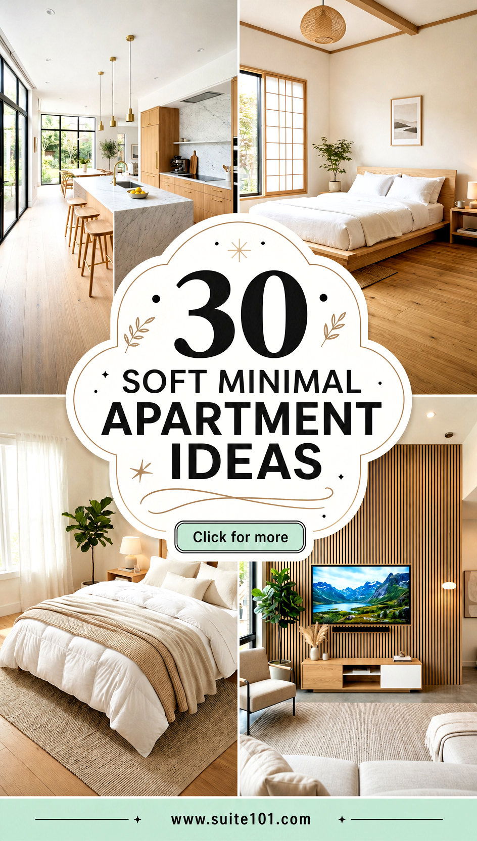 30 Soft Minimal Apartment Ideas to Create a Calm Clean Aesthetic - 30 Soft Minimal Apartment Ideas to Create a Calm, Clean Aesthetic