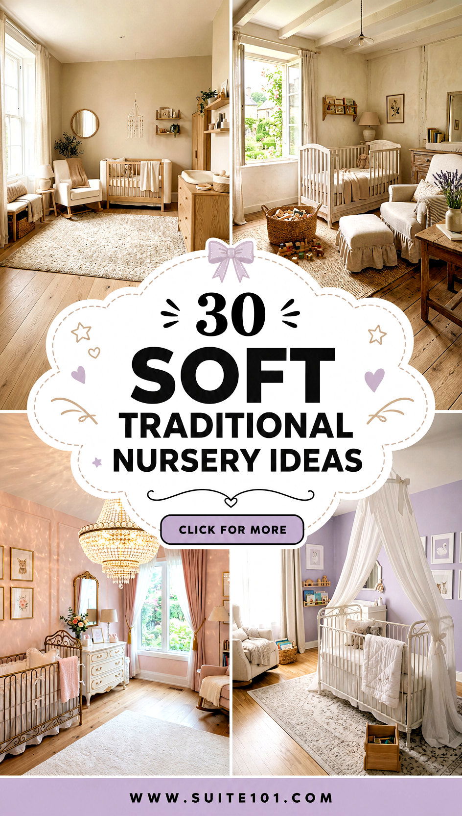 30 Soft Traditional Nursery Ideas to Create a Cozy Little Haven - 30 Soft Traditional Nursery Ideas to Create a Cozy Little Haven
