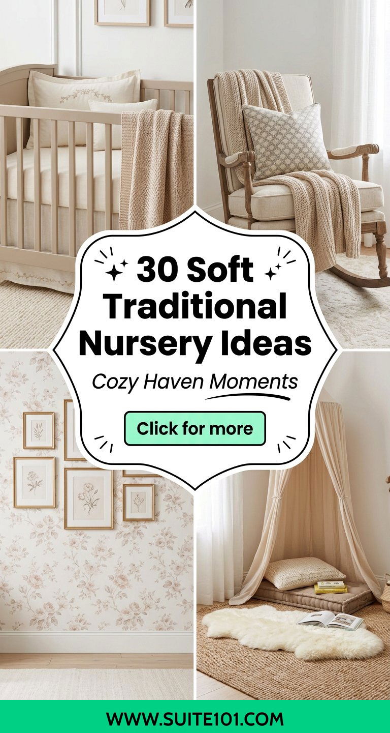30 Soft Traditional Nursery Ideas to Create a Cozy Little Haven - 30 Soft Traditional Nursery Ideas to Create a Cozy Little Haven