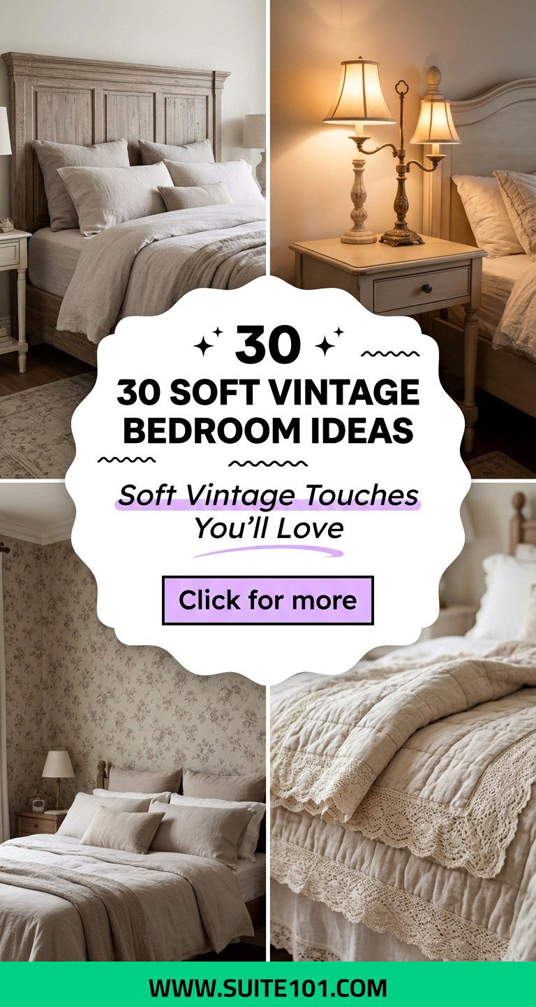 30 Soft Vintage Bedroom Ideas Soft Vintage Touches Youll Love - 30 Soft Vintage Bedroom Ideas: Soft Vintage Touches You'll Love