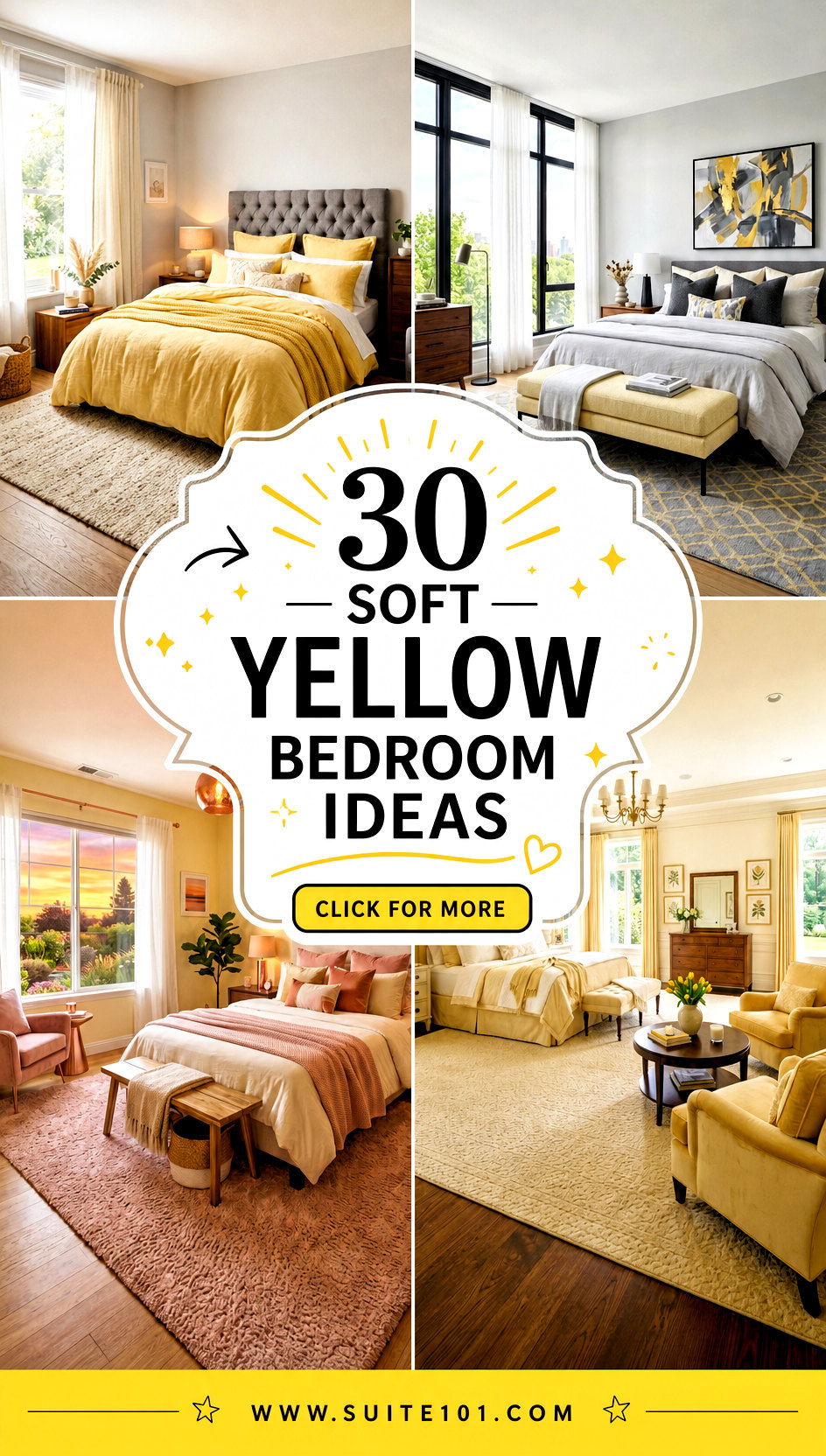 30 Soft Yellow Bedroom Ideas That Brighten Every Morning - 30 Soft Yellow Bedroom Ideas That Brighten Every Morning