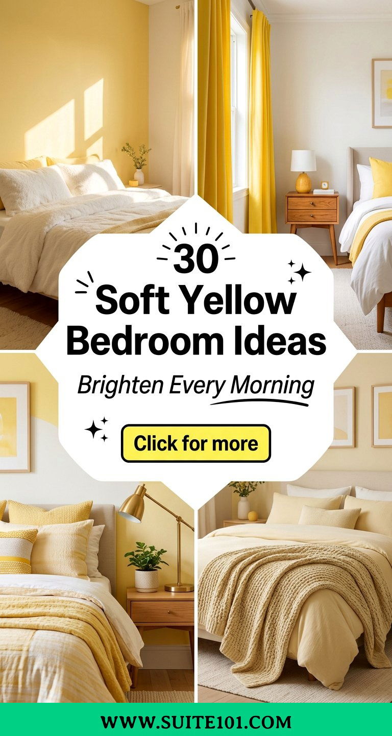 30 Soft Yellow Bedroom Ideas That Brighten Every Morning - 30 Soft Yellow Bedroom Ideas That Brighten Every Morning