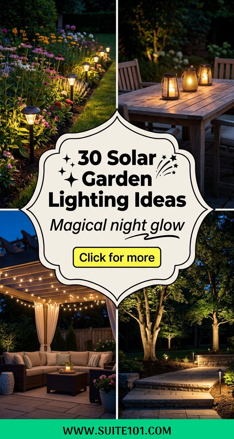 30 Solar Garden Lighting Ideas for a Magical Nighttime Glow - 30 Solar Garden Lighting Ideas for a Magical Nighttime Glow