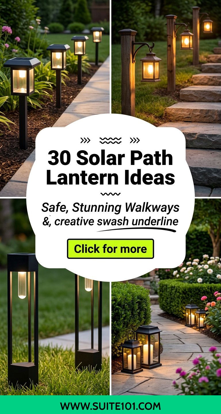 30 Solar Path Lantern Ideas for Safe Stunning Walkways - 30 Solar Path Lantern Ideas for Safe, Stunning Walkways