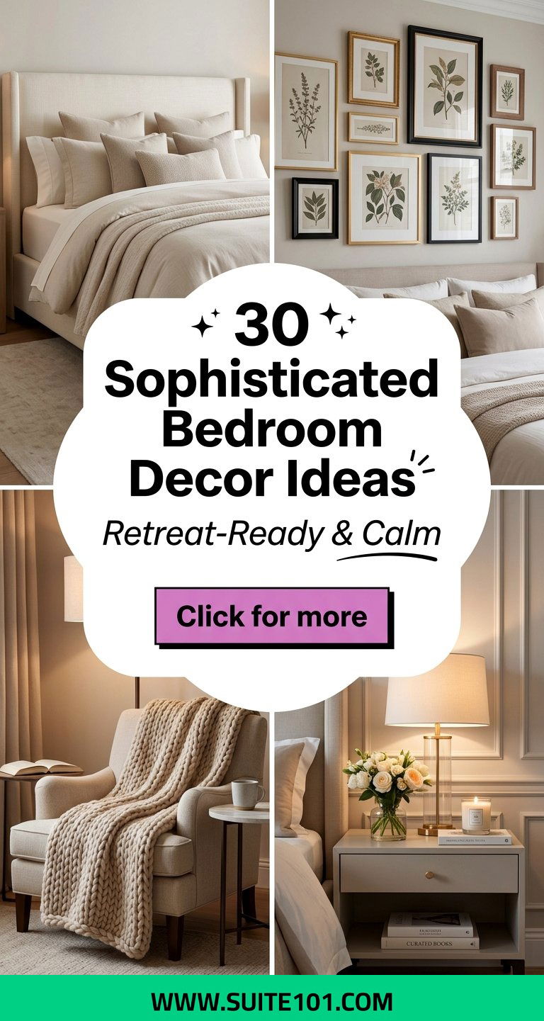 30 Sophisticated Bedroom Decor Ideas That Feel Like a Retreat - 30 Sophisticated Bedroom Decor Ideas That Feel Like a Retreat