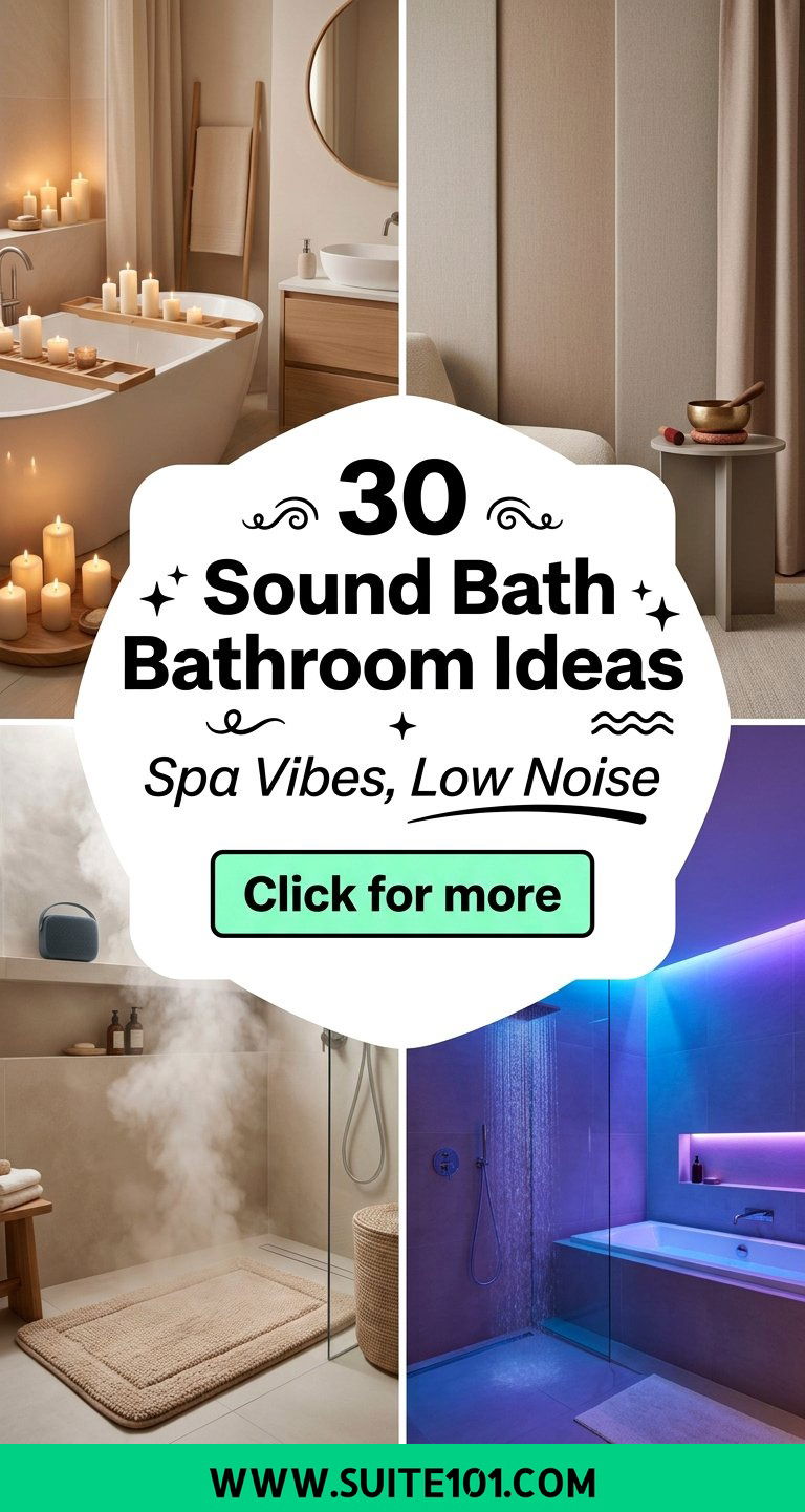 30 Sound Bath Bathroom Ideas for Spa-Quality Relaxation - 30 Sound Bath Bathroom Ideas for Spa-Quality Relaxation