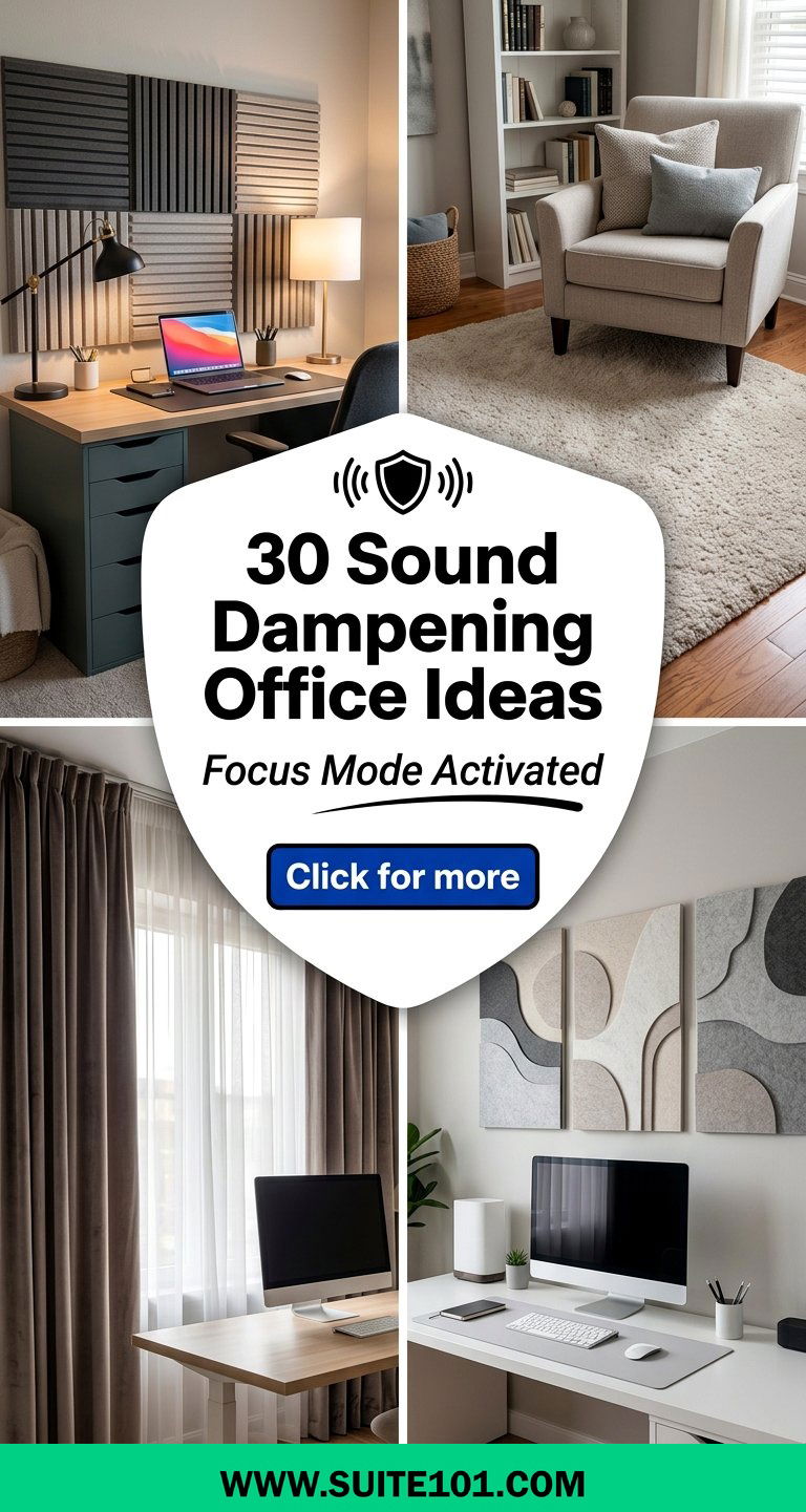 30 Sound Dampening Office Ideas to Focus Without Distractions - 30 Sound Dampening Office Ideas to Focus Without Distractions