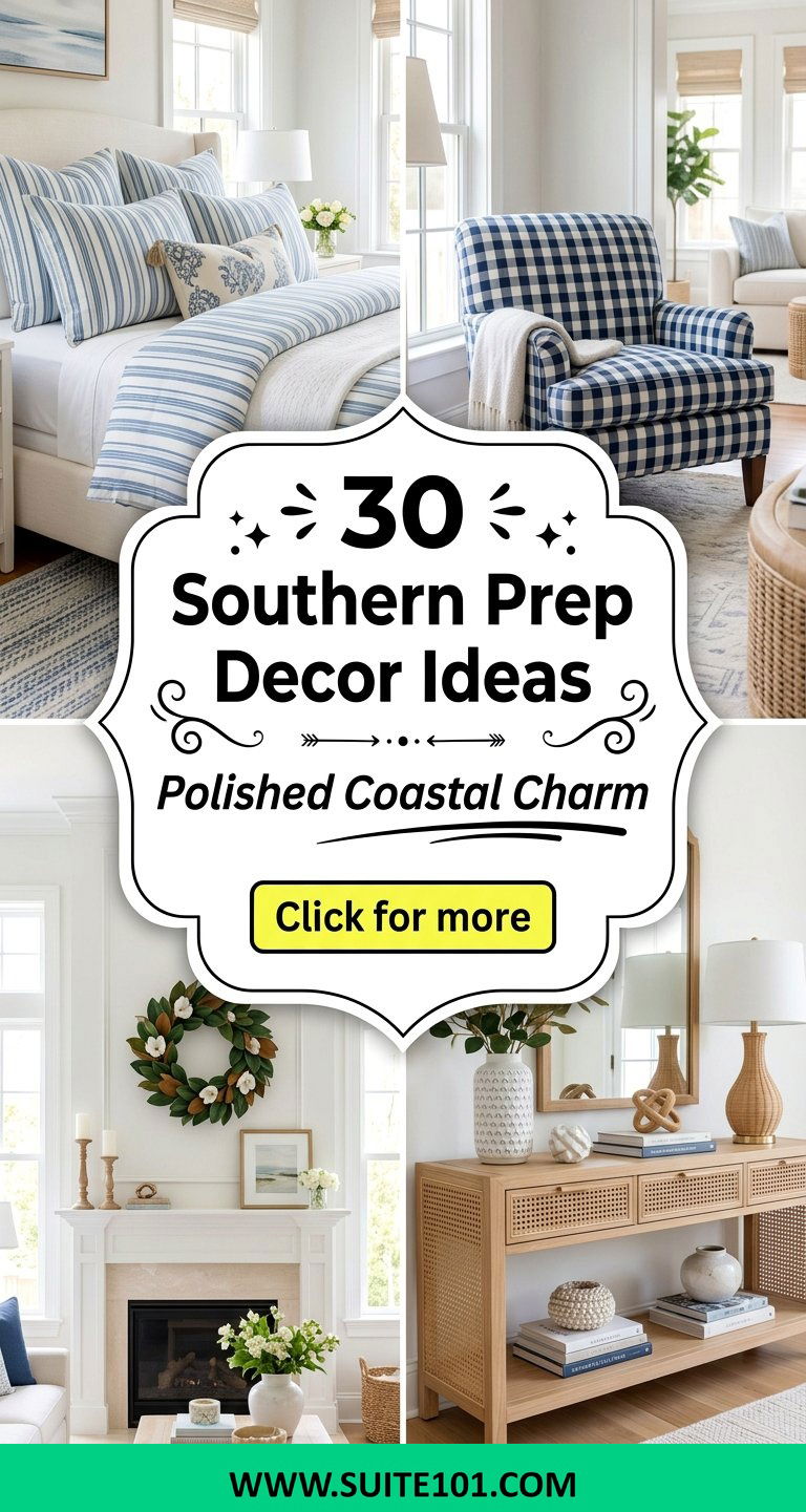 30 Southern Prep Decor Ideas to Nail Polished Coastal Charm - 30 Southern Prep Decor Ideas to Nail Polished, Coastal Charm