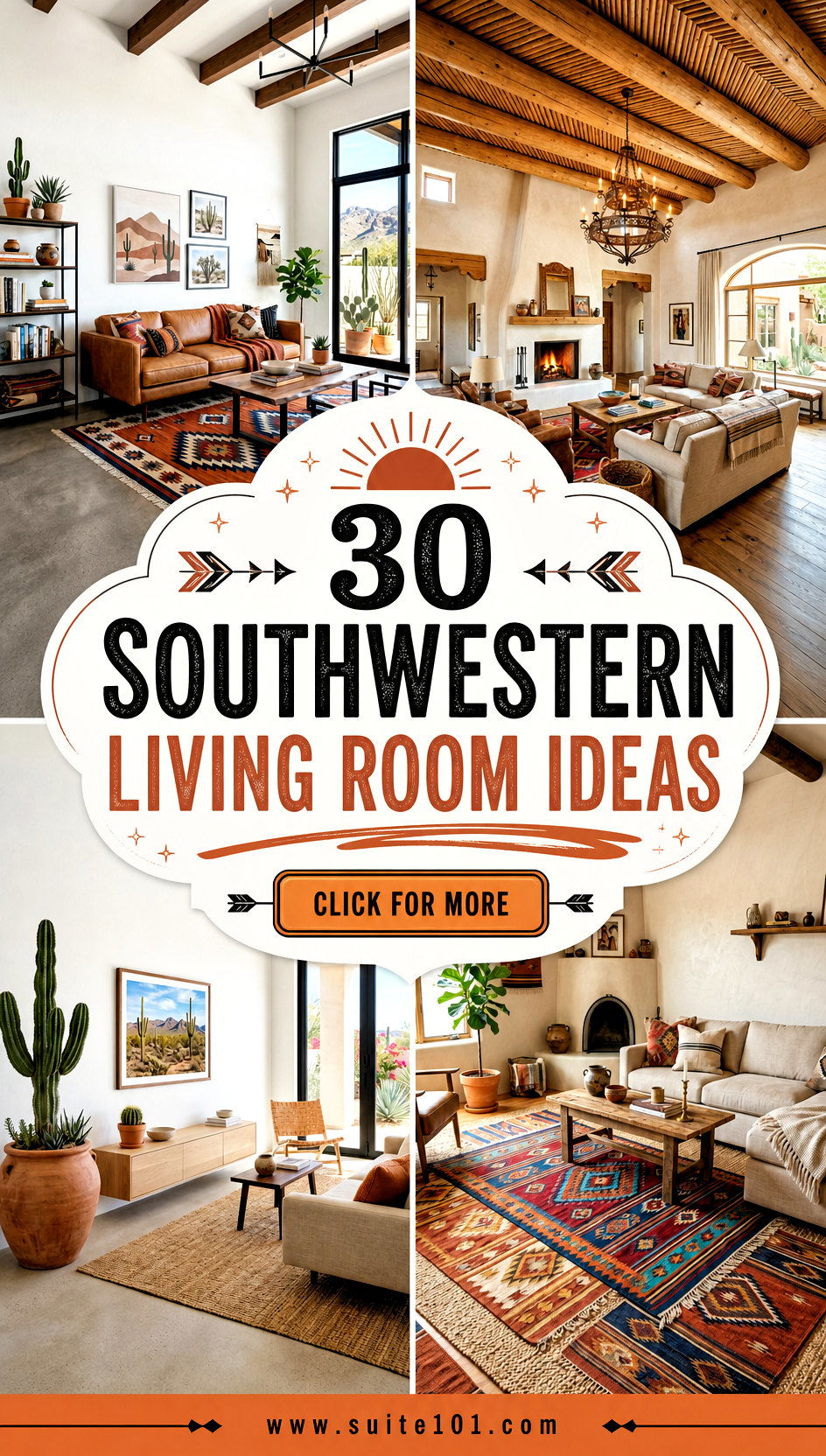 30 Southwestern Living Room Ideas with Warm Desert Style - 30 Southwestern Living Room Ideas with Warm Desert Style