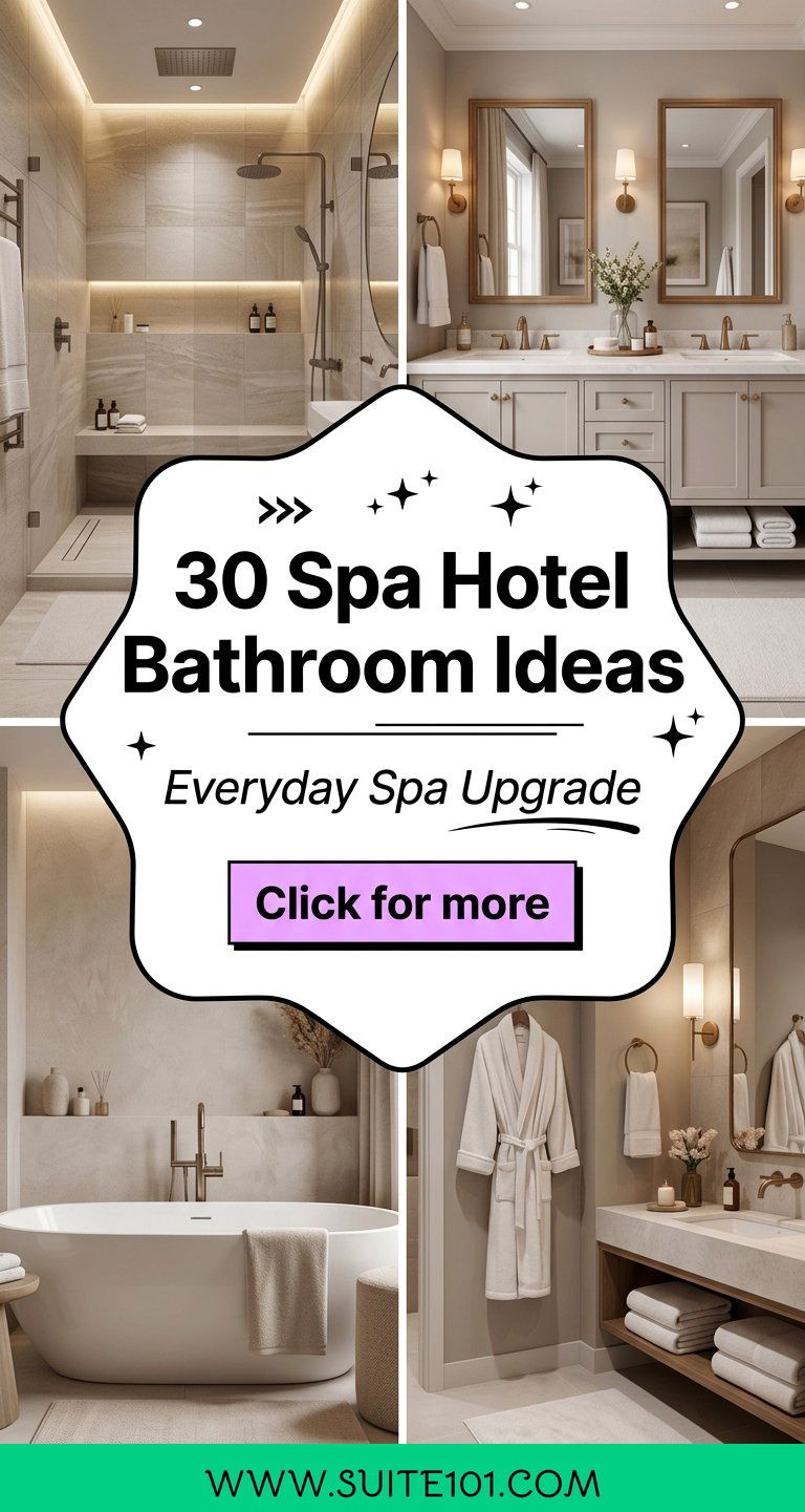 30 Spa Hotel Bathroom Ideas to Elevate Every Everyday Routine - 30 Spa Hotel Bathroom Ideas to Elevate Every Everyday Routine