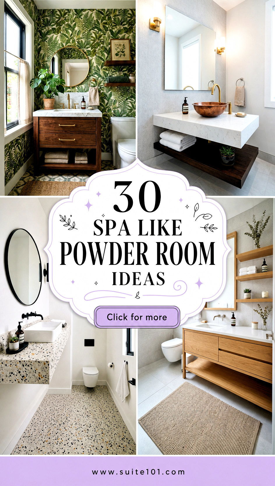 30 Spa Like Powder Room Ideas for a Luxe Mini Retreat at Home - 30 Spa Like Powder Room Ideas for a Luxe Mini Retreat at Home