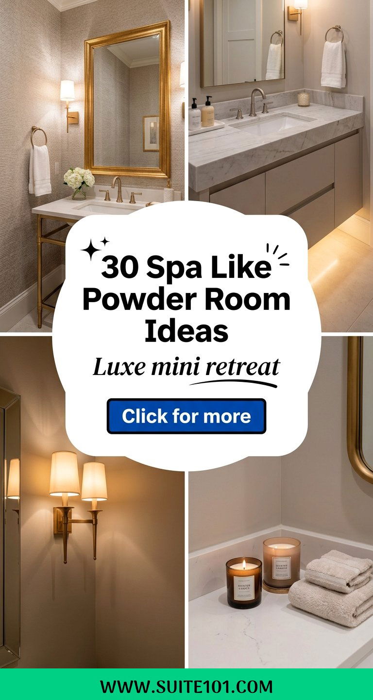 30 Spa Like Powder Room Ideas for a Luxe Mini Retreat at Home - 30 Spa Like Powder Room Ideas for a Luxe Mini Retreat at Home