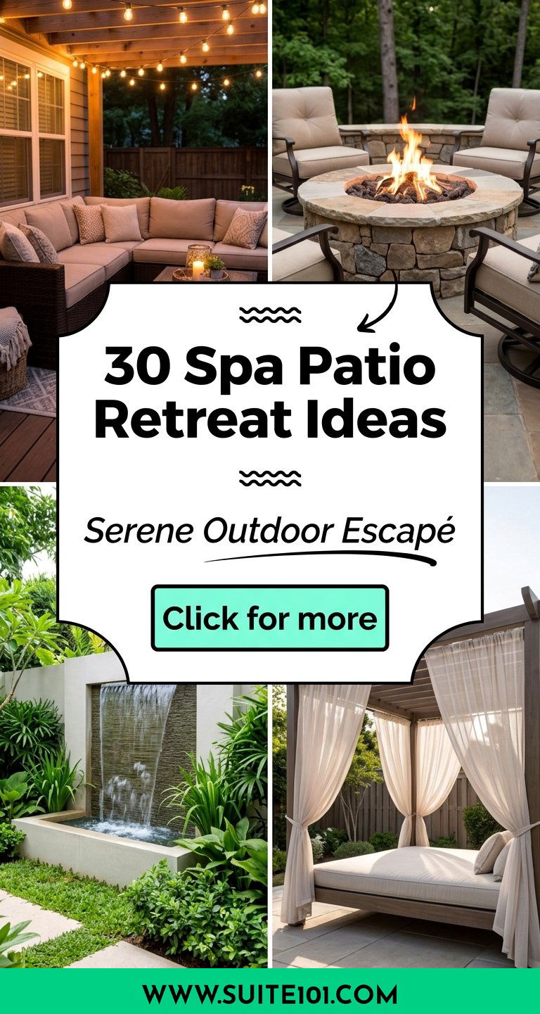30 Spa Patio Retreat Ideas for Serene Outdoor Escape Days - 30 Spa Patio Retreat Ideas for Serene, Outdoor Escape Days