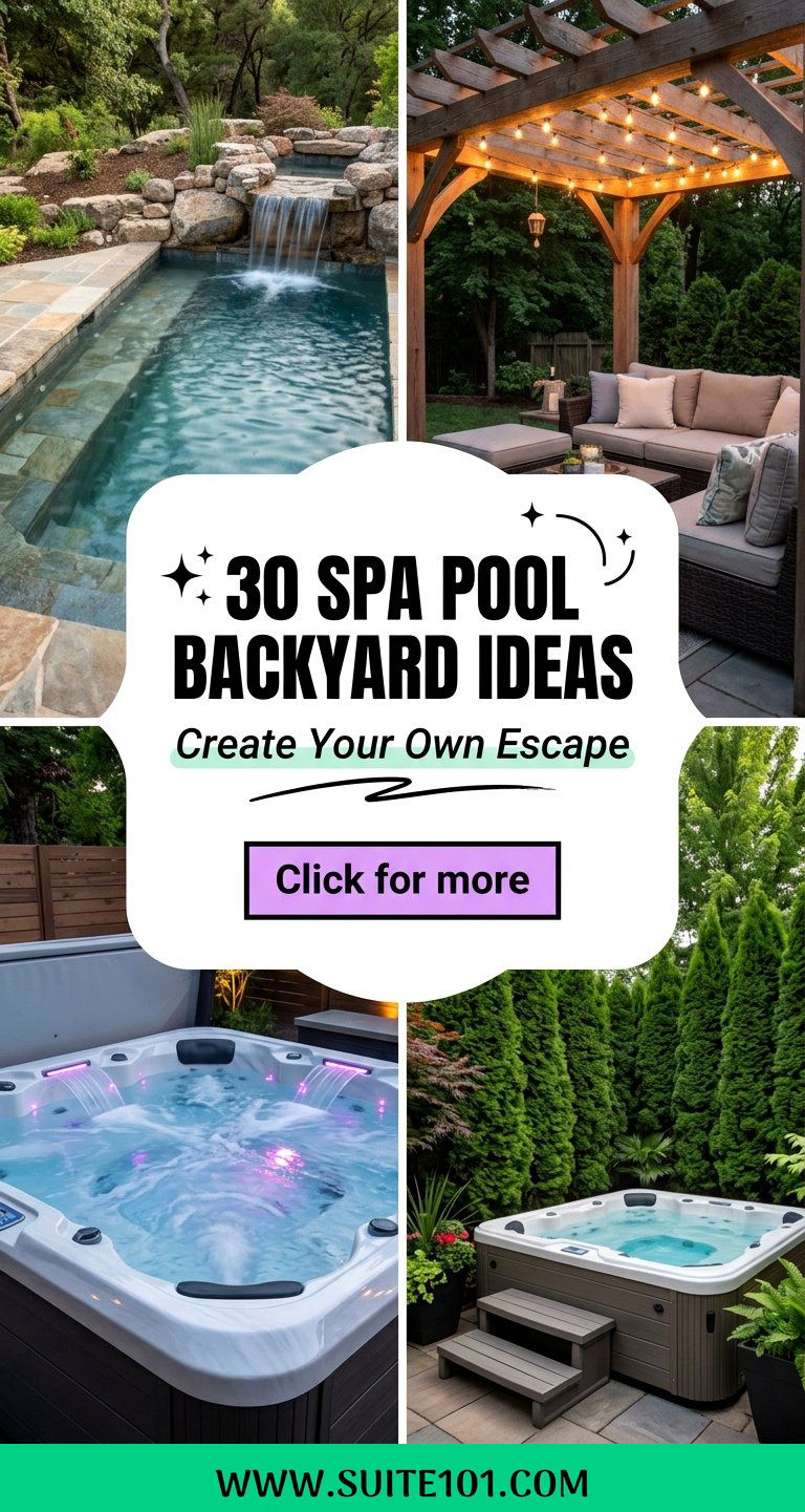 30 Spa Pool Backyard Ideas Create Your Own Relaxing Escape - 30 Spa Pool Backyard Ideas: Create Your Own Relaxing Escape
