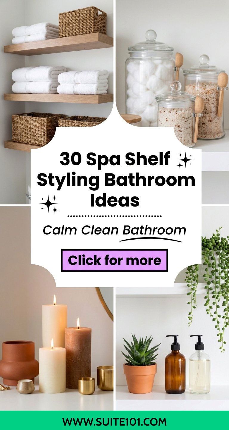 30 Spa Shelf Styling Bathroom Ideas for Calm Clean Looks - 30 Spa Shelf Styling Bathroom Ideas for Calm, Clean Looks