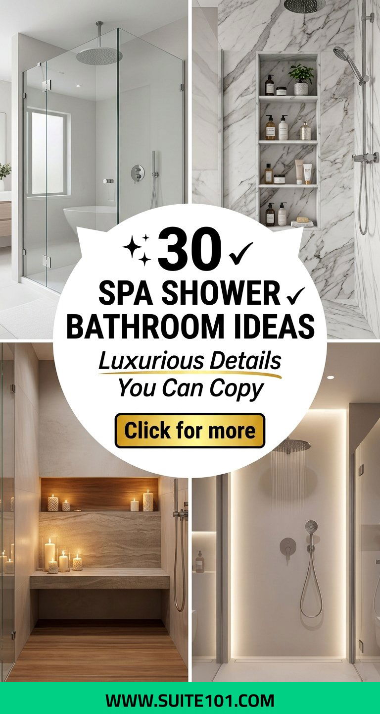 30 Spa Shower Bathroom Ideas Luxurious Details You Can Copy - 30 Spa Shower Bathroom Ideas: Luxurious Details You Can Copy