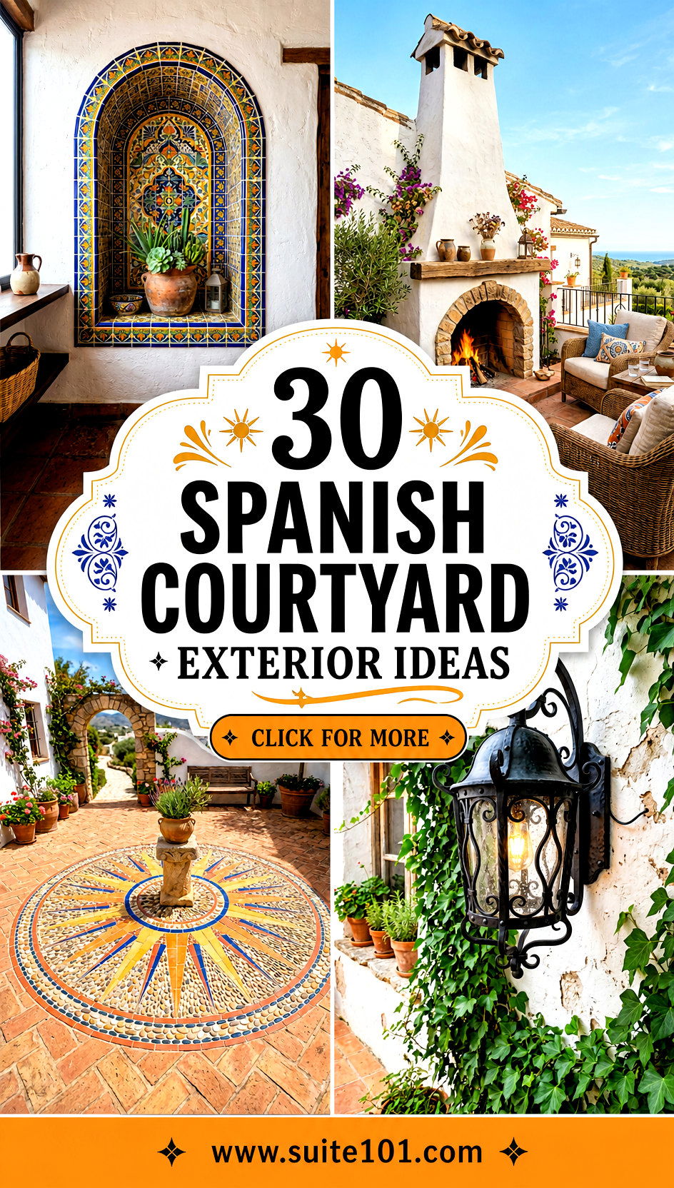 30 Spanish Courtyard Exterior Ideas for Warm Timeless Charm - 30 Spanish Courtyard Exterior Ideas for Warm, Timeless Charm