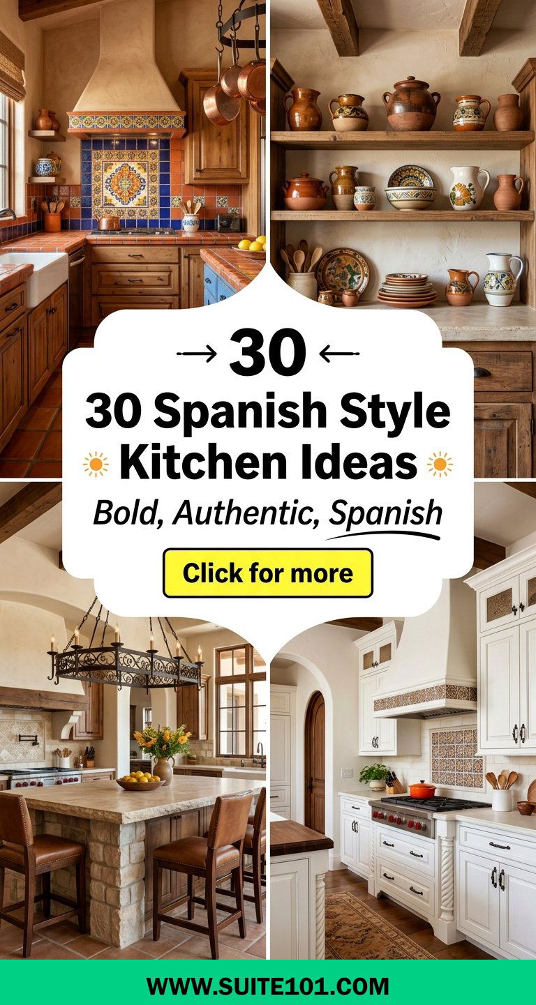 30 Spanish Style Kitchen Ideas for a Bold Authentic Look - 30 Spanish Style Kitchen Ideas for a Bold, Authentic Look