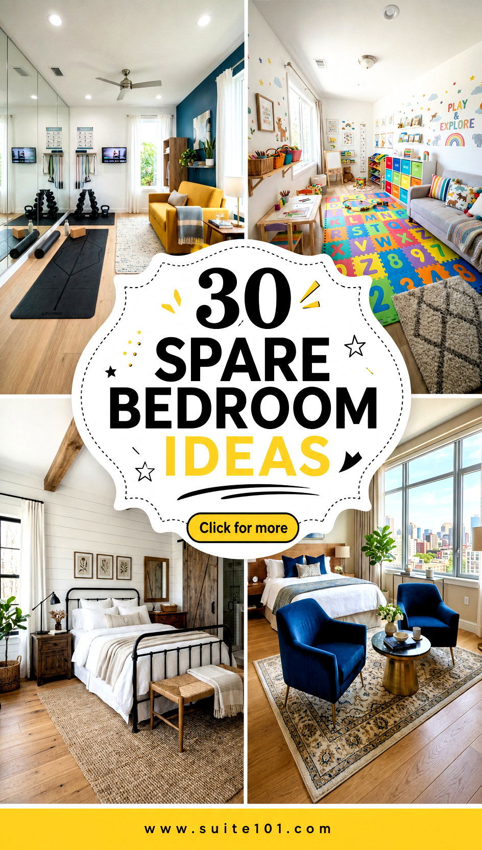 30 Spare Bedroom Ideas to Maximize Comfort in Small Spaces - 30 Spare Bedroom Ideas to Maximize Comfort in Small Spaces