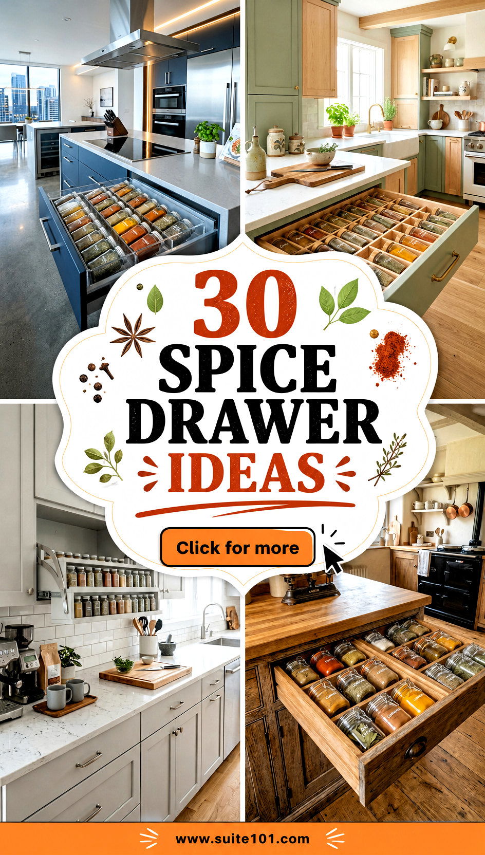 30 Spice Drawer Ideas for Neat Flavor-Filled Everyday Cooking - 30 Spice Drawer Ideas for Neat, Flavor-Filled Everyday Cooking