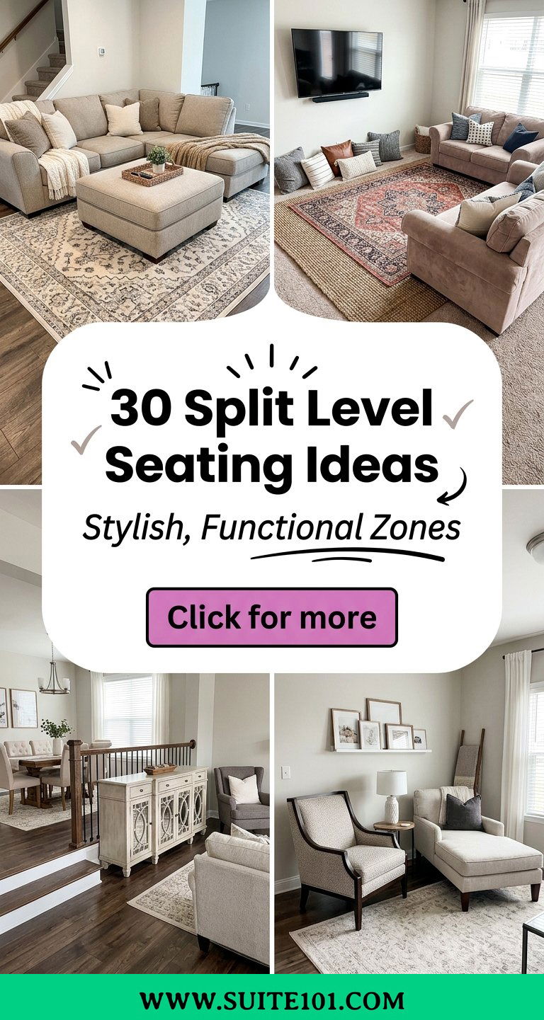 30 Split Level Seating Ideas for Stylish Functional Zones - 30 Split Level Seating Ideas for Stylish, Functional Zones