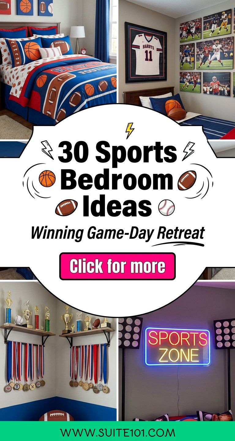 30 Sports Bedroom Ideas for a Winning Game-Day Retreat - 30 Sports Bedroom Ideas for a Winning Game-Day Retreat