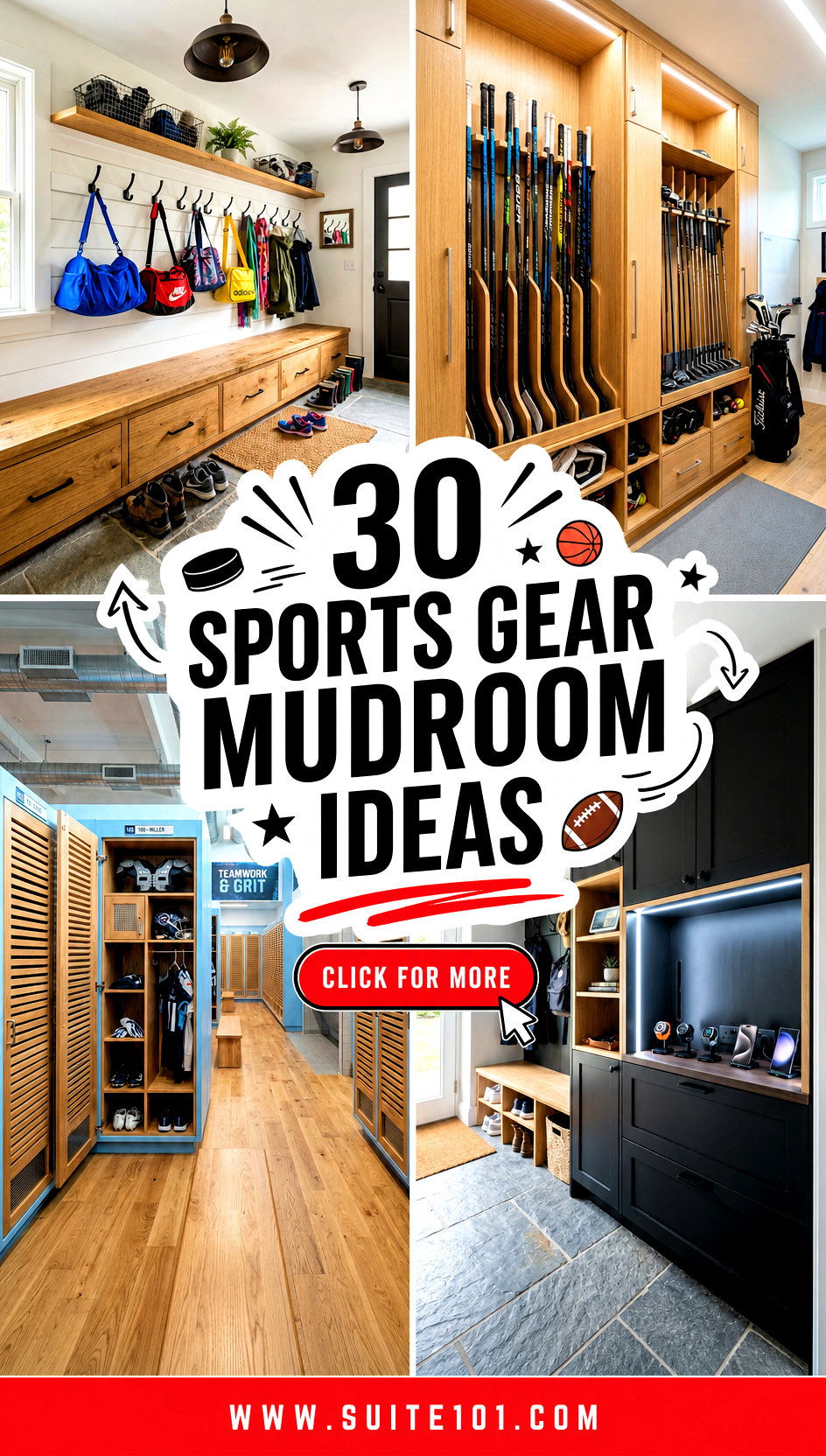 30 Sports Gear Mudroom Ideas Smart Storage For Busy Days - 30 Sports Gear Mudroom Ideas: Smart Storage For Busy Days